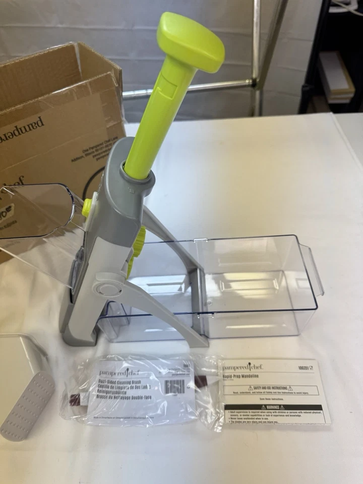 Pampered Chef Rapid prep Mandoline Food Slicer #100351 Kitchen Tool NIB - Image 4 of 4