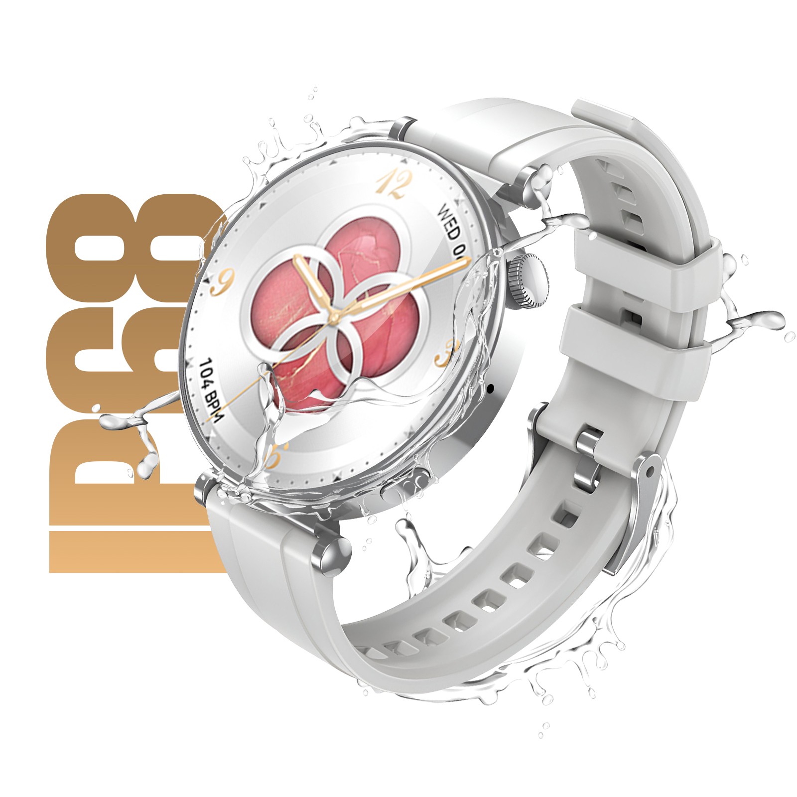 XO Montre Connectée Sport Boîtier Argent et Écran AMOLED Premium - 4