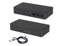 i-tec USB-C Pro Dock - Dual 4K/60Hz, 5X USB-A, 2X USB-C, 2X Hdmi, 2X Dp, 1X L...