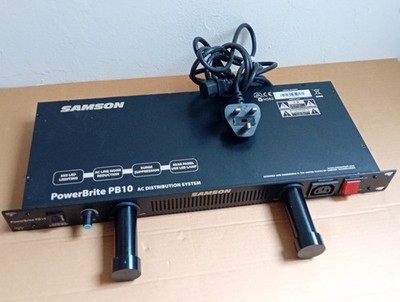 Samson Powerbrite PB10 Rackmount 1HE Stromverteiler 9 Steckdosen stabil 