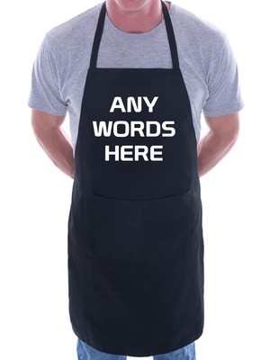 Personalisierte Schürze Ihr Text hier alle Worte hier BBQ Kochen