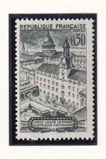 🦬Timbre France N°1388 - Luxe ** - Lycée Louis Le Grand -  MNH** - 1963🦬