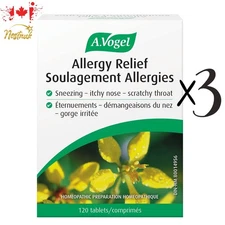 A.Vogel Allergy Relief 120 Tablets (3 Pack) | Natural Sinus & Allergy Aid