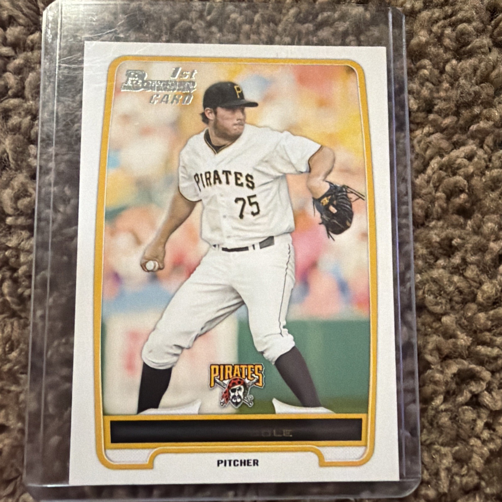 2012 Bowman Rookie Card Gerrit Cole 1st Card Pirates, New York Yankees