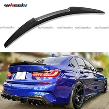 CS Style Highkick Trunk Spoiler For 19-25 BMW G20 330i M340i M3 G80 Carbon Fiber