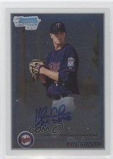 2010 Bowman Chrome Prospects Auto Kyle Gibson #BCP202 Auto i6j