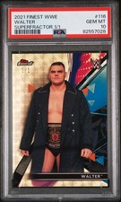 2021 WWE Topps Finest Walter (Gunther) Superfractor 1/1 PSA 10 #116