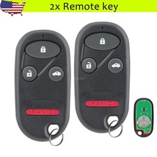 2 Replacement For 1998 1999 2000 2001 2002 Honda Accord Entry Remote Key Fob 4b