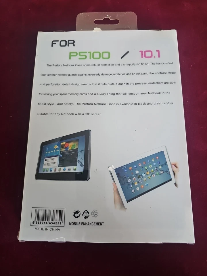 Perfora Book Cover For Samsung Galaxy Tab 10.1 (P5100 model).  Blue. New In... - Image 2 of 2