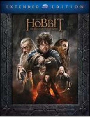 The Hobbit Battle of the Five Armies Extended Edition Blu-ray 2014 R Warner Bros