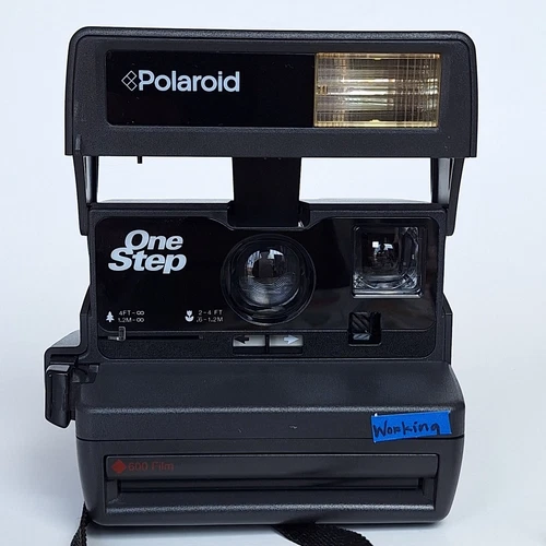 Vintage Original Polaroid OneStep 600 Instant Film Camera - Battery Tested 
