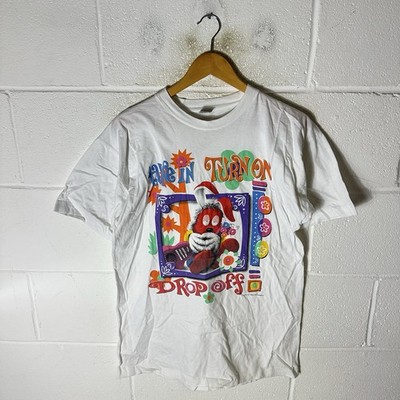 Vintage The Magic Roundabout Shirt Herren Extra Large weiß Dylan 60s BBC Tv Show*