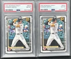 (2) PSA 8 2024 BOWMAN DRAFT #BD-22 KONNOR GRIFFIN 1st RC PIRATES🔥🔥