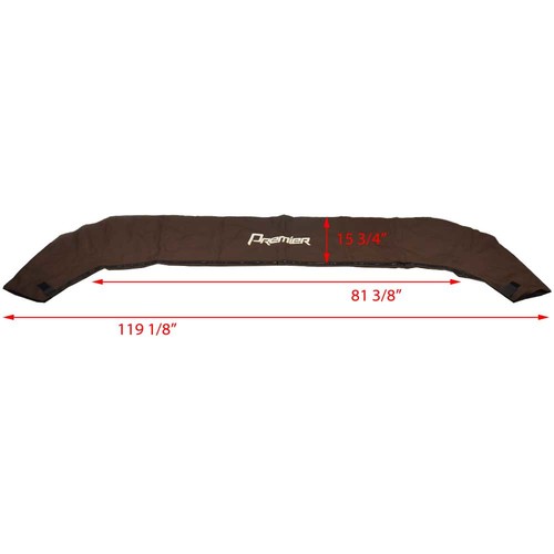Premier Pontoon Boat Bimini Cover 45498-18 | W/Boot 109 x 125 1/4 Inch - Picture 4 of 5