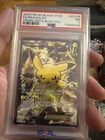 Pokémon TCG Pikachu EX XY124 Black Star Promo 2016 Red & Blue Collection PSA 7