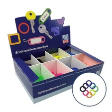 Basi 8520-9010  Clip portachiavi  a 8 colori 200 pz.