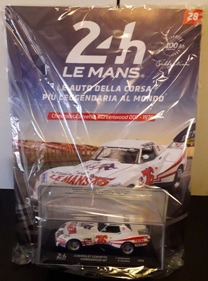 CHEVROLET CORVETTE DEL 1976 - 1:43 - 24H LE MANS COLLECTION N.28 - CENTAURIA - Immagine 2 di 3