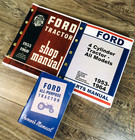 Ford 2000 4000 4Cyl Gas Tractor Service Repair Operators Parts Shop Manual Books