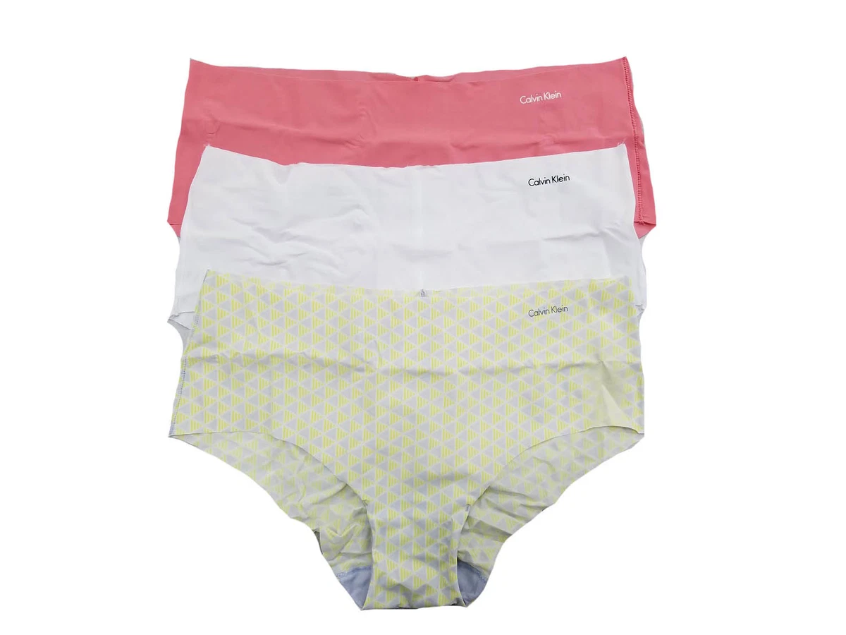 Calvin Klein 3 Pack Invisibles Hipster Panty - QD3559 MSRP $35.00