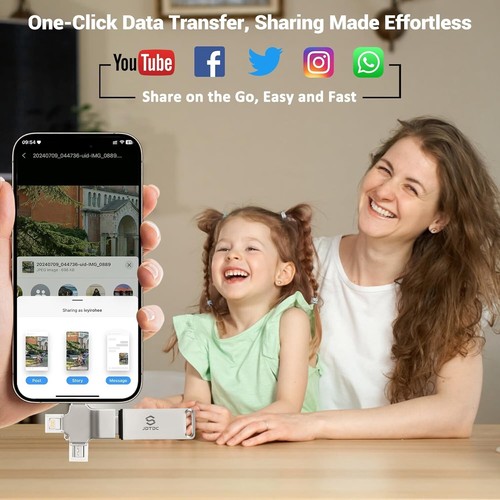 Universal 128GB Photo Backup Stick with USB 3.0: Preserve and Share Memories - 第 8/11 張圖片
