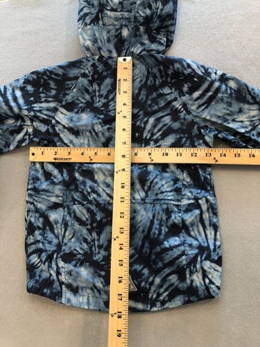 L.L. Bean Jacket Boy's Size Small (4) Zip Up Hooded Nylon Windbreaker Blue - Picture 5 of 5