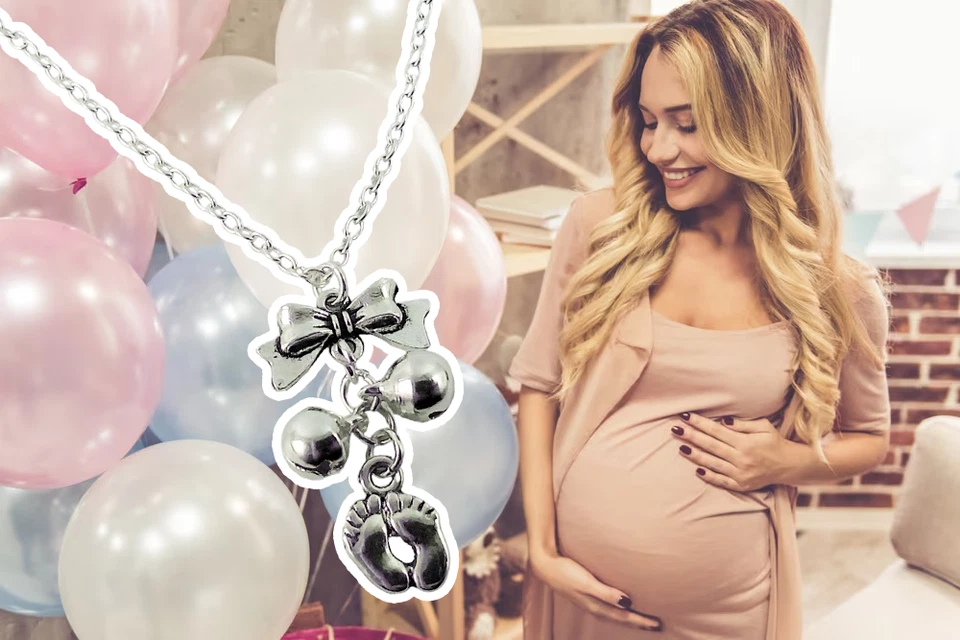 Collana in Acciaio CHIAMA ANGELI con ciondolo PIEDINI Argento piedi Mamma Donna - Immagine 4 di 4