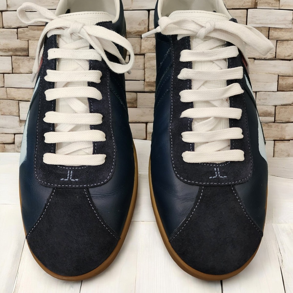 Lanvin Glen Skateboarding Shoes Calfskin Leather Men Low Top Lanvin Glen Skateboarding Shoes Calfskin Leather Men Low Top