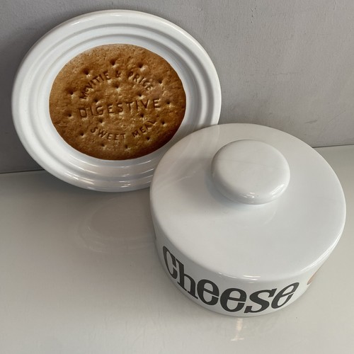 Royal Winton Cheese Dish - Vintage Digestive Biscuit Design Made In England Xmas - Picture 12 of 22