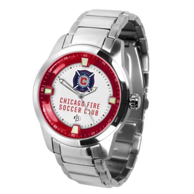 Mens Chicago Fire Watch Stainless Steel Titan Watch