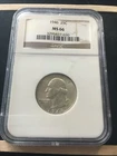 1946   USA, ¢25 Cent, Washington Quarter Dollar, NGC Graded MS-66