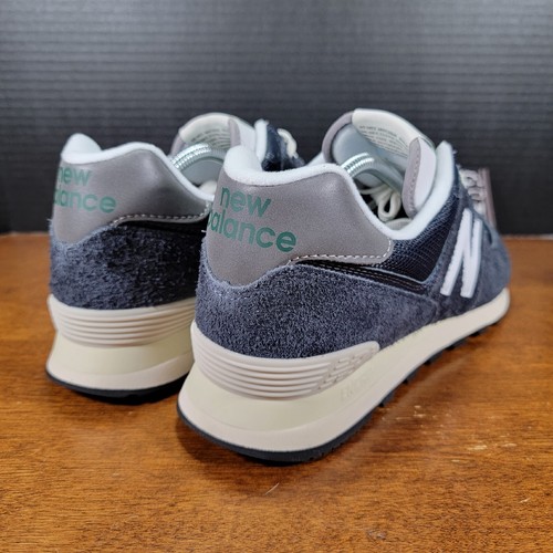 Zapatillas New Balance Para Hombre 574 Azul Marino con Blanco U574RH2 Gamuza Superior - Talla 11.5 - Imagen 10 de 11