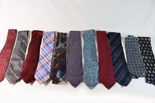 Lot of 11 Men's Ties Silk Designer Neckties CALVIN KLEIN COLOURS COURAGE NEW