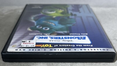 D×D GOLF Monsters DVD-BOX Monsters Inc DVD Disney Pixar 2002 John Goodman Billy