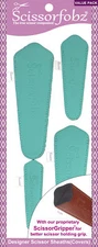 SCISSORFOBZ Designer Scissors Sheath Cover 4pc Pack Sea Green Color