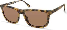 Kenneth Cole KC7253 56H Blonde Havana Polarized Sunglasses Plastic 59-18-150