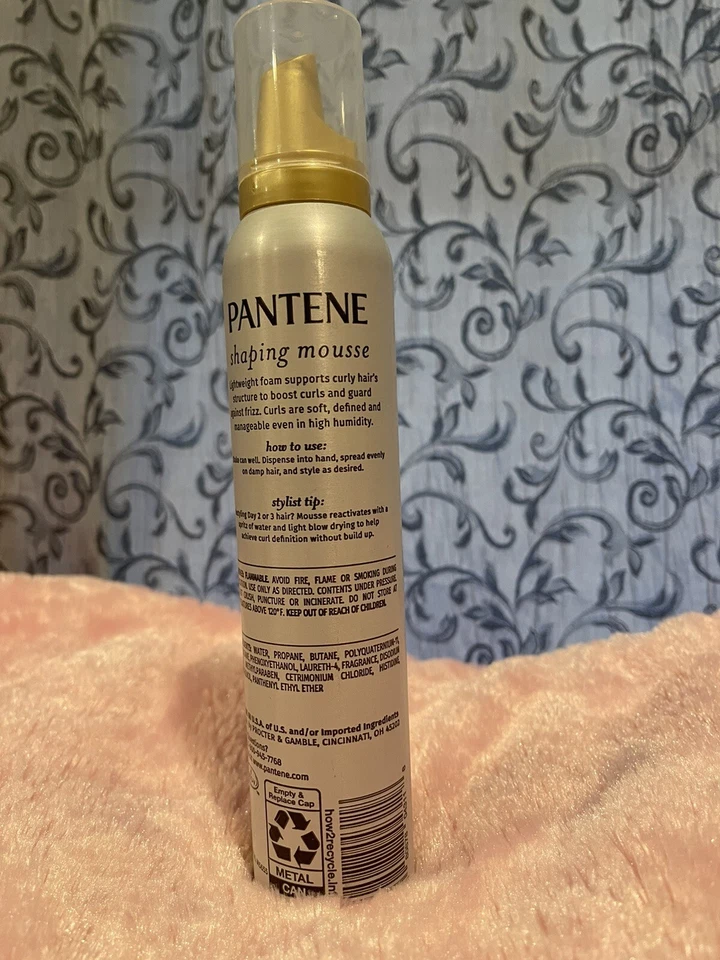 Mousse moldeadora de rizos suaves Pantene Pro-V define rizos anti-frizz 6,6 oz usada Foto 2 de 2