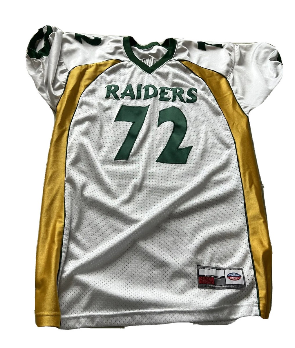 RAIDERS ユニフォーム 37 X.LARGE Football America Jersey Size XL Raiders Poly Length 37” 72 Cerveny