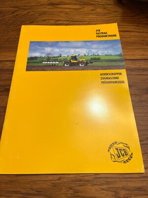 JCB Fastrac Tractor Buyers Guide Brochure FCCA | eBay
