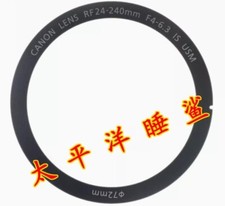 For Canon RF 24-240mm F4-6.3 IS USM Lens Front Nameplate Cover Ring NEW Original