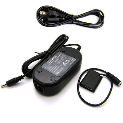 AC Adapter Power Supply For EH-62F Nikon EP-62F DC Coupler EN-EL12 Dummy  Battery