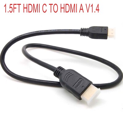 Mini HDMI C TO HDMI A A/V Cable For Sony SLT-A57 SLT-A77 SLT-A99