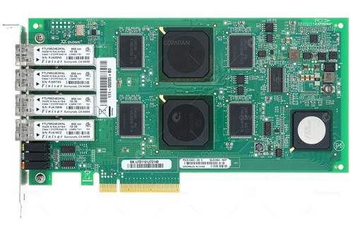111-00285 QLOGIC QLE2464 FC QUAD PORT PCI-E ADAPTER FOR FAS3000 SERIES - Photo 2/7
