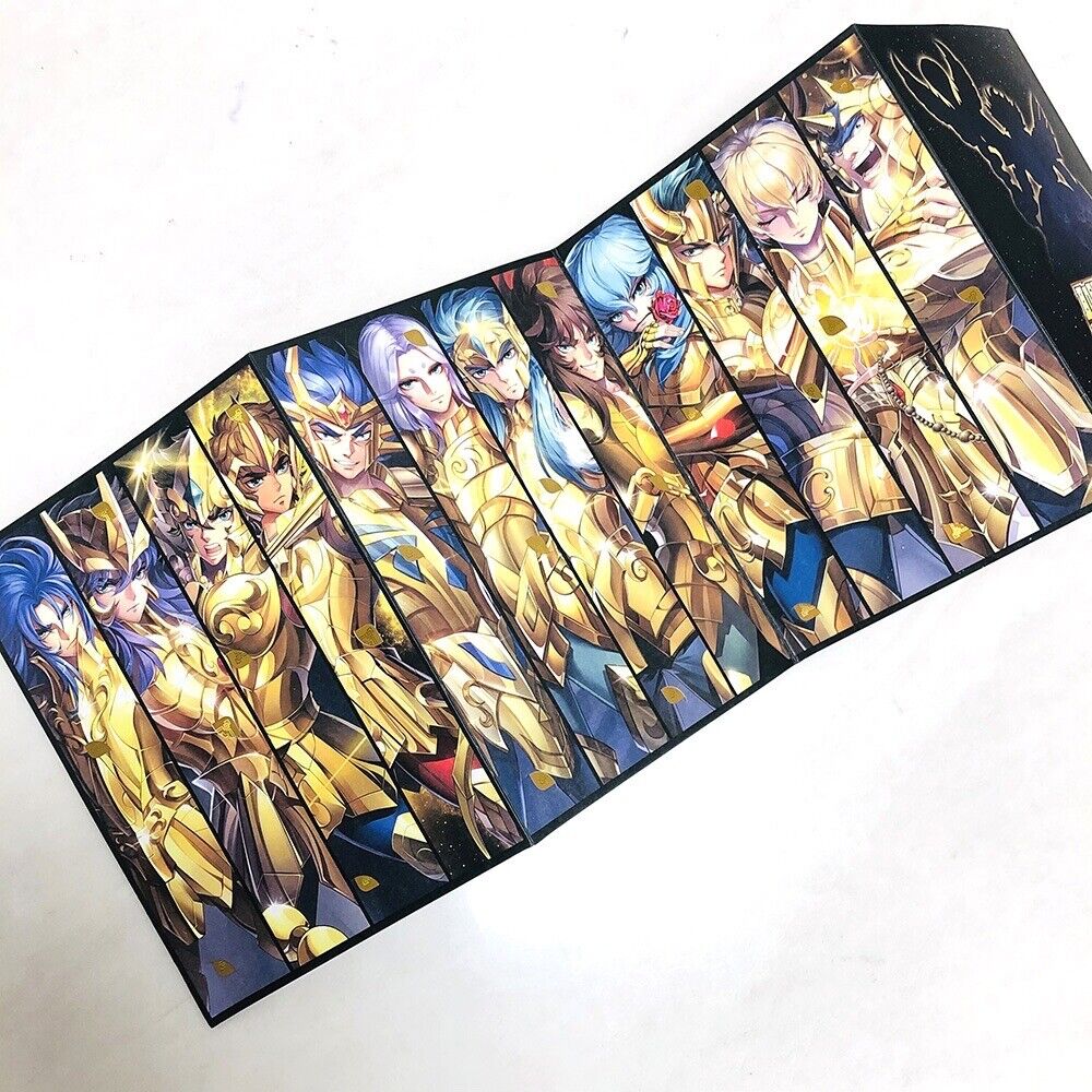 Saint Seiya Gold Saints Collection Card Flash Card 30th Anniversary  Cardbook Theme Exhibition Commemorative