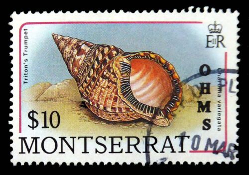 MONTSERRAT 1989 $10 Official SG090 Fine/Used GJ477 - Picture 1 of 1
