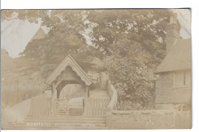 Bidborough  Church Kent  Antique Real Photo Postcard  (#691)