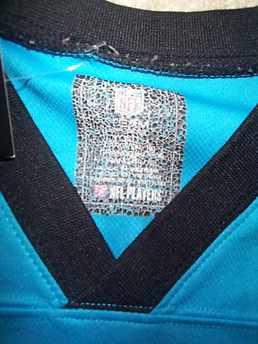 *IRREGULAR* Carolina Panthers CAM NEWTON nfl Jersey YOUTH KIDS BOYS (L-LARGE) - Picture 5 of 5