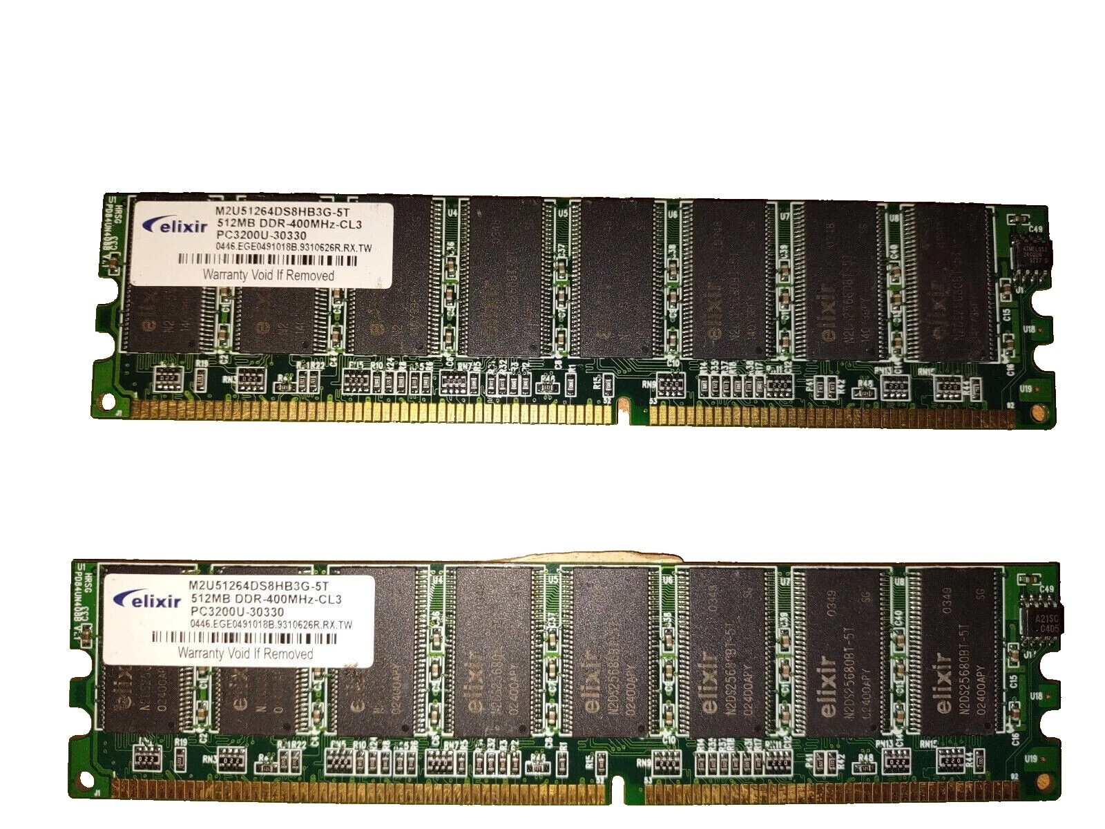 Ordenador Elixir RAM 512 MB capacidad total de 1 módulos