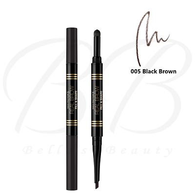Crayon à Sourcils MaxFactor Real Brow Fiber 005 Deep Brown - Brun Riche Avec Fibres