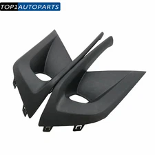 Pair For Honda Civic 2022-2024 Front Bumper Fog Light Cover Trim Left+Right Side