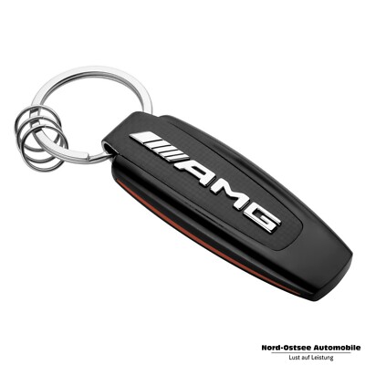 Original Mercedes-Benz SchlüsselAnhänger Typo AMG B66953338 Carbon. schwarz